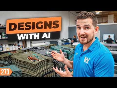How This Guy Uses AI To Build a $25M Print-on-Demand Business.
