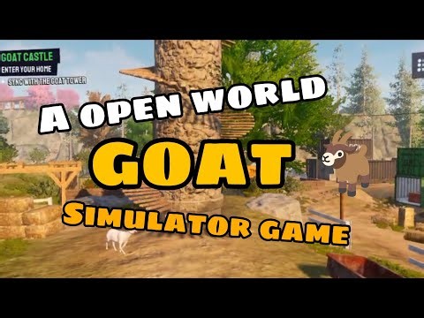 A open world GOAT 🐐 simulator game | Goat simulator 3 | gameplay | vajra punch gaming