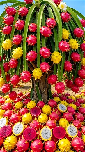 Easy and fast techniques for growing and propagating dragon fruit trees #garden #fruit #diy