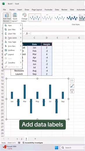 How to create a professional timeline chart in Excel 📅