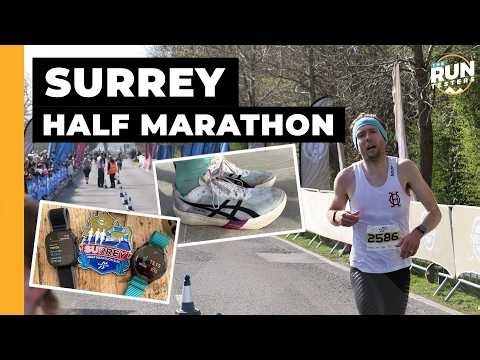 Surrey Half Marathon Race Test | Asics Metaspeed Ray & Garmin Forerunner 970 vs Apple Watch Ultra
