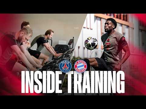The team is ready for PSG! 😤🔥 | Allez FC Bayern! 📢 | Inside Training Champions League
