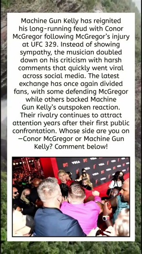 🥊 Machine Gun Kelly Fires Back At Conor McGregor Again!