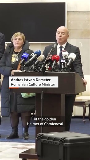 Ancient treasures stolen from museum return to Romania