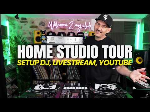 HOME STUDIO TOUR 2026 - SETUP DJ & LIVESTREAM