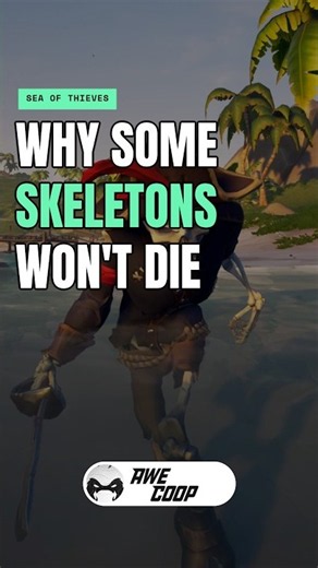 Why Some Skeletons Take More Shots #SeaofThieves