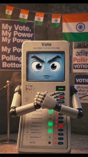 Electronic Voting Machine. #evm #election #3danimation