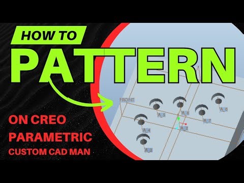 How to Use the Pattern Feature in Creo Parametric (Complete Guide)