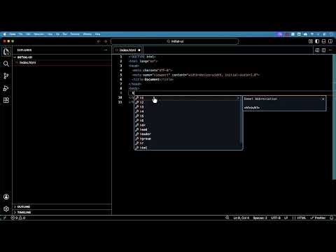 S02 L01 Create and View an HTML Document