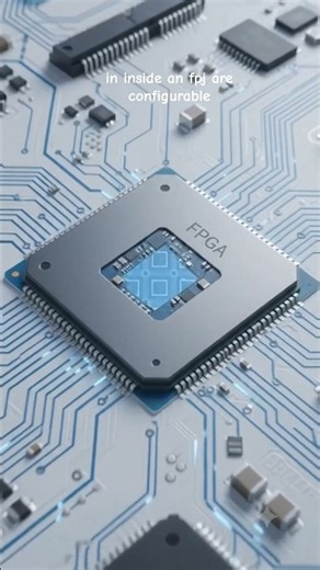 ⚡ FPGA Explained in 30 Seconds | The Chip You Can Reprogram | Electronics Basics #Shorts