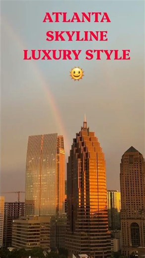 Travel Atlanta - Around The World 🌎 From A Luxury High-rise Rooftop 🌞 #travel #skyline