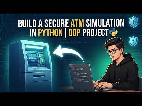 Build a Secure ATM Simulation in Python | Object-Oriented Programming (OOP) Project for Beginners