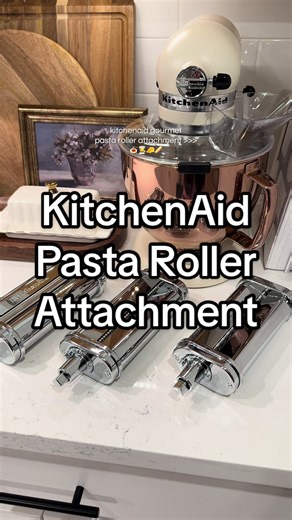 KitchenAid 3-Piece Pasta Roller Attachment for Stand Mixers
