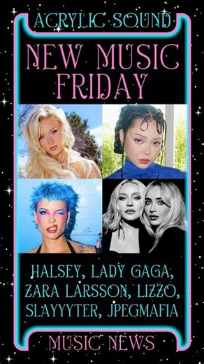 NEW MUSIC FRIDAY: KACEY MUSGRAVES, HALSEY, ZARA LARSSON, JPEGMAFIA, & MORE