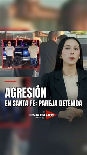 Pareja detenida por agredir a adulto mayor en Santa Fe, Tijuana