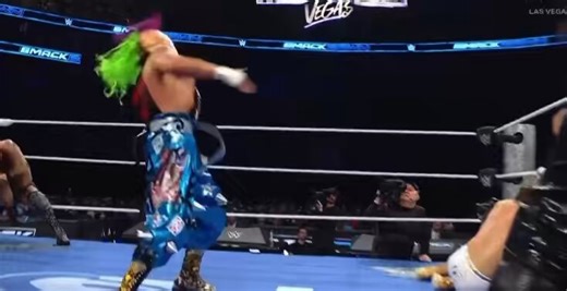 PSYCHO CLOWN JUST RIPPED HIS OWN FACE OFF#Smackdown