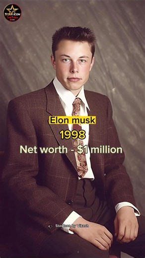 Elon Musk Evolution 1998–2026 😱 | Then vs Now #shorts