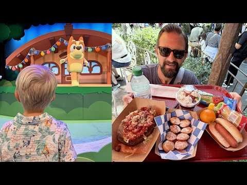 We Had The Best Day Ever At Disneyland! | We Saw Bluey, Tried NEW Foods & Disneyland Canoes!