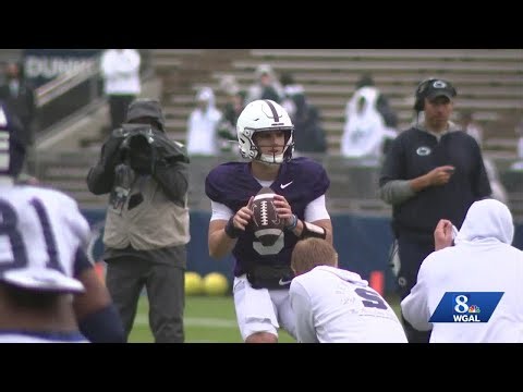 Penn State finishes spring session with Blue-White practice.