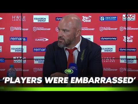 ‘Change, Everything’ 😳 Young faces the music after brutal ANZAC day loss | Dragons Press Conference