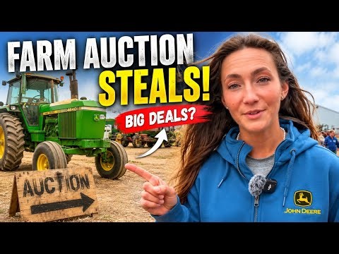 John Deere Girl Hunts for Cheap Farm Auction Deals 