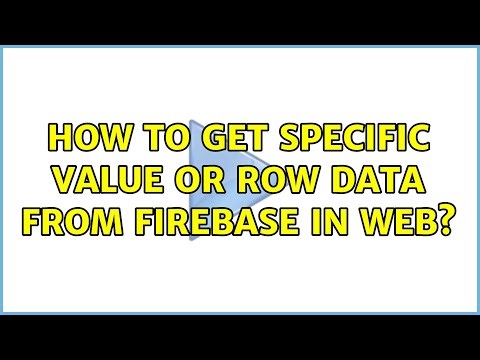 How to get specific value or row data from firebase in web?