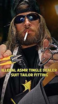 Illegal Tingle Dealer Suit Tailor ASMR