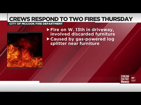 Firefighters respond to multiple fires amid statewide burn ban