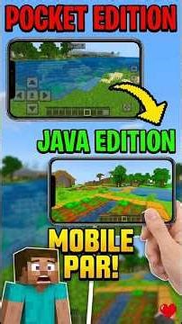 MCPE ko Java Edition kaise banaye? 😱 Best Java UI Settings #minecraft #viral