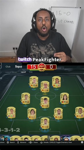 15-0 ultimate scream fut champs! I am live now #peakfighter #fc27 #ultimateteam #eafc27 #futchamps