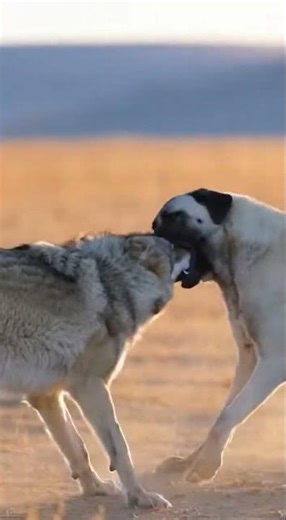 Wild Wolf vs Guardian Dog | Real Power Interaction #WildLife