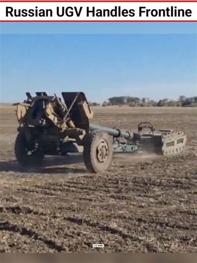 Russian UGV Handles Frontline #shorts