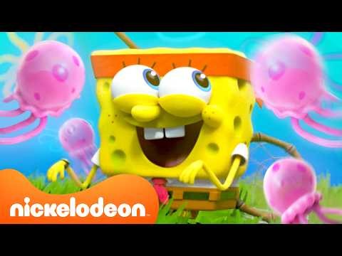 SpongeBob’s Wildest Camp Activities at Kamp Koral ⛺️ | 1 Hour | Nicktoons