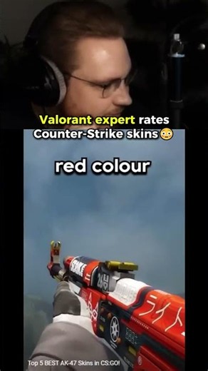 Valorant player reviews CS skins😳