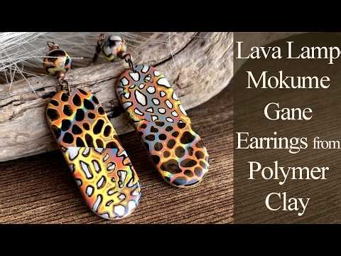Creating Lava Lamp Mokume Gane with Polymer Clay