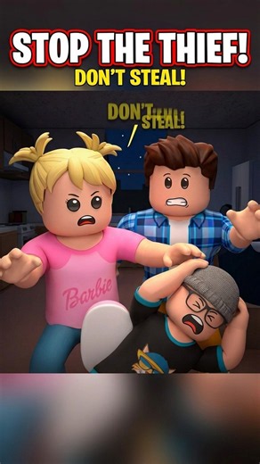 He Tried to Steal From My Sister...😱 #roblox #animation
