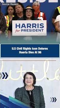 Civil Rights Icon Dolores Huerta Dies at 96