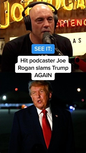 SEE IT: Joe Rogan slams Trump AGAIN