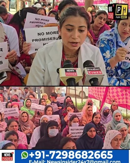 #Watch: NHM employees on hunger strike and protest, demand comprehensive job policy,...