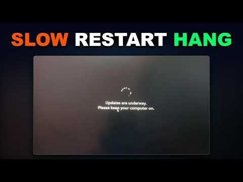 Windows Laptop Taking Forever to Restart