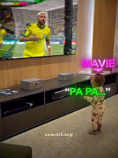 Mavie Copied Neymar's Celebration.. ❤️