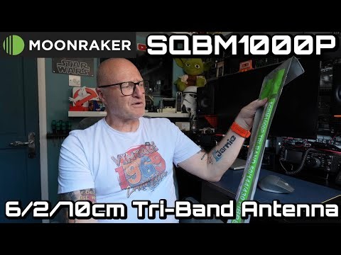 MOONRAKER SQBM1000P MKII 50/144/430 MHz Tri-Band Base Antenna
