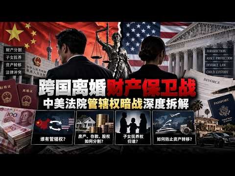 跨国离婚财产保卫战：中美法院管辖权暗战深度拆解