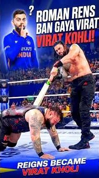 Roman Reigns Became VIRAT KHOLI? 😳🏏 | CRICKET in WWE?😅 Tribal chief Aura Next Level! 👑.#SanwalXEditz