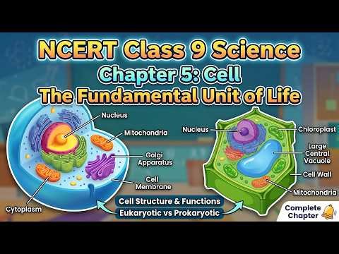 NCERT Class 9 Science Chapter 5 | Cell: The Fundamental Unit of Life | Full Chapter Explanation