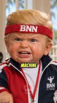 Baby Trump Trains Baby Biden & Bernie At The Gym 🏋️