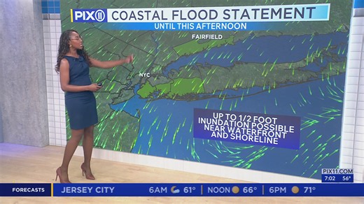 Coastal flooding possible for parts of the tri-state area