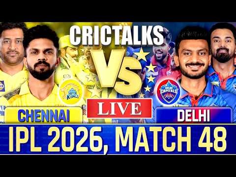 🔴 IPL Live Match: CSK vs DC, Live Commentary | IPL 2026, Cricket Live Match Score , 1st Inn
