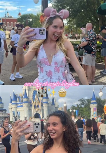 spend the day at magic kingdom with us! 🏰✨🧁 @maddy_lee_ann #makaylaandrews #disney #magickingdom #disneyworld #vlog