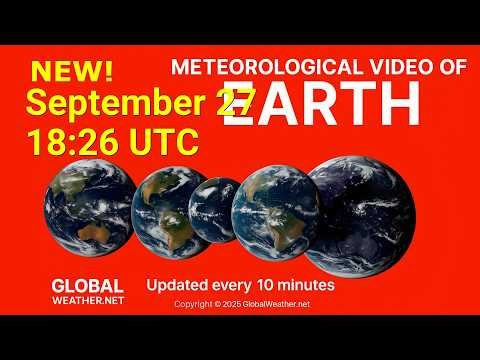 Panoramic video of planet Earth